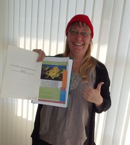 Maj-Britt with her final report